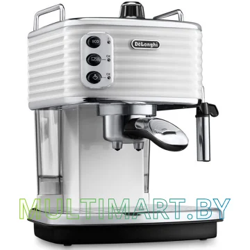 Рожковая помповая кофеварка DeLonghi Scultura ECZ 351.W картинка 3